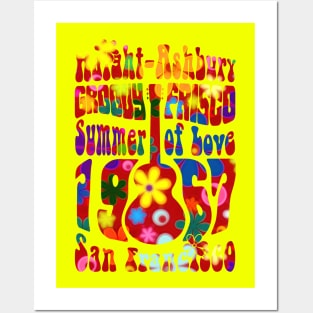 60s 70s Retro Flower Power - Groovy Frisco 2 Posters and Art